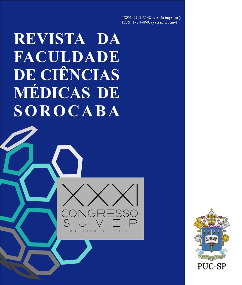 v. 16, Supl., out. 2014. 31º Congresso da SUMEP