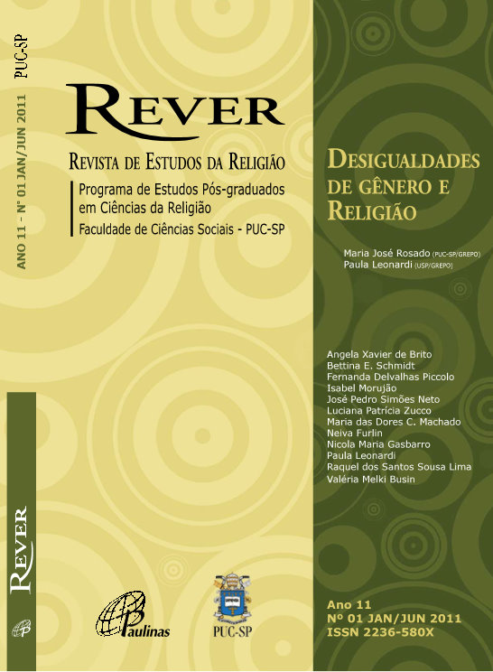 Rever - 1-2011 - Desigualdades de Gênero e Religião