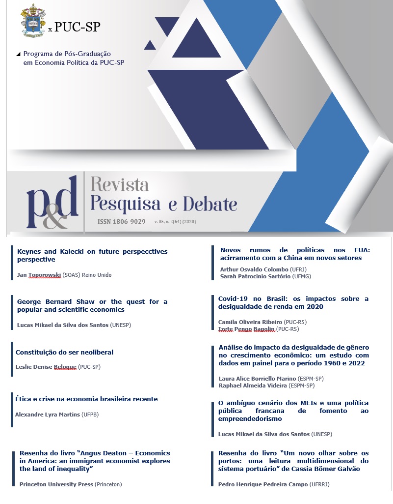 					Visualizar v. 37 n. 1(67) (2025): Revista Pesquisa & Debate
				