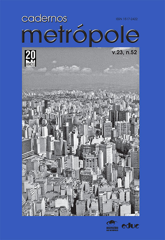 Capa Cadernos Metrópole 52