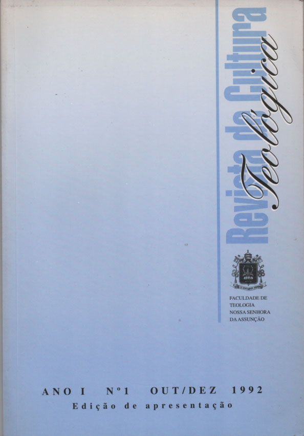 					Ver Núm. 1 (1992): OUT/DEZ
				