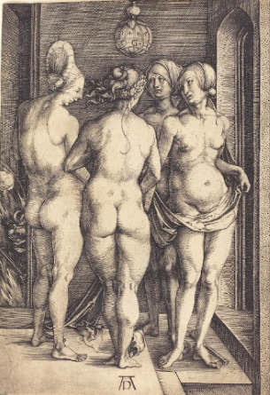 As quatro bruxas de Hans Dürer, 1497