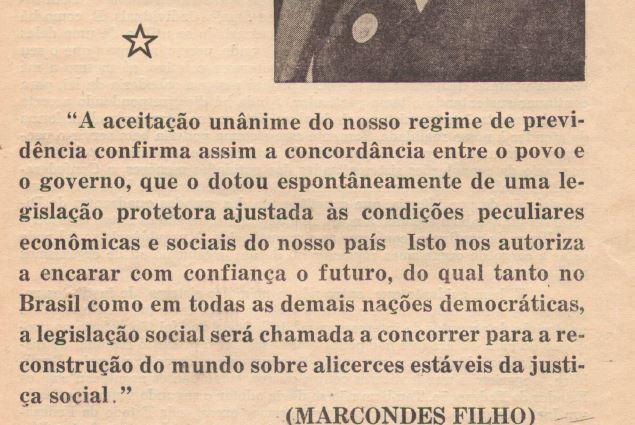 Destaque da palestra de 04/02/1943 (formato de livreto). Fonte:  Fundação Biblioteca Nacional (BNDIGITAL I)